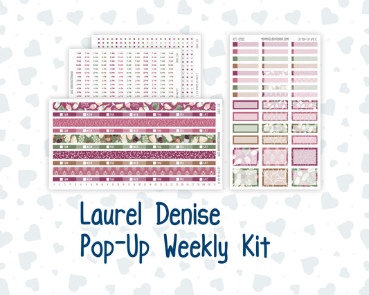 Kit 0185 - Laurel Denise Pop-Up - Weekly Kit - September - Wine Time