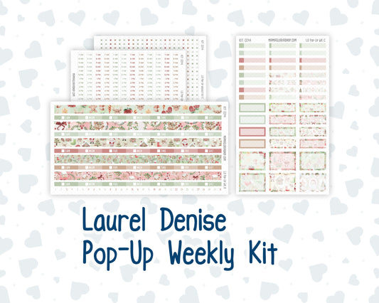 Kit 0244 - Laurel Denise Pop-Up - Weekly Kit - December - Santas Village