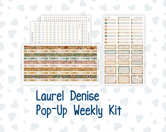 Kit 0243 - Laurel Denise Pop-Up - Weekly Kit - November - Boho Autumn