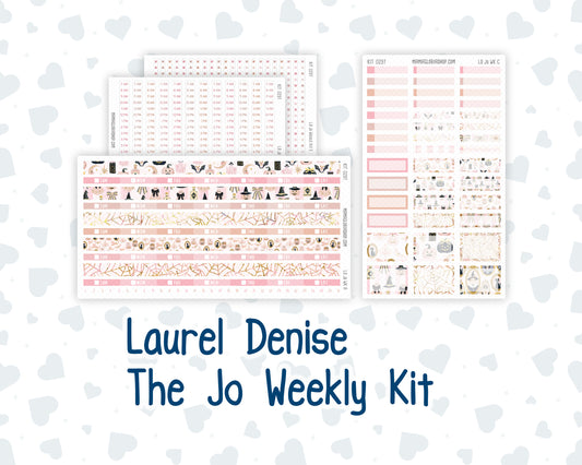 Kit 0297 - Laurel Denise The Jo Planner - Weekly Kit - October - Pink Spell
