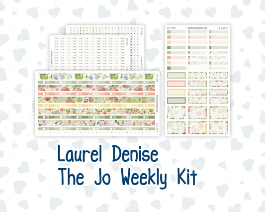 Kit 0295 - Laurel Denise The Jo Planner - Weekly Kit - September - Apple Harvest
