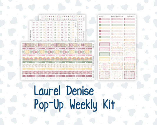 Kit 0232 - Laurel Denise Pop-Up - Weekly Kit - September - Heirloom Garden