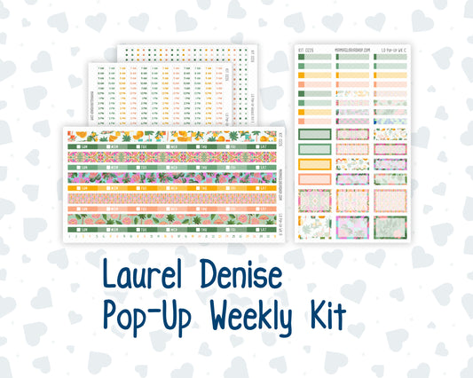 Kit 0226 - Laurel Denise Pop-Up - Weekly Kit - July - Tropical Whimsy