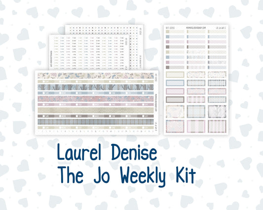Kit 0250 - Laurel Denise The Jo Planner - Weekly Kit - Quiet January
