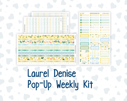 Kit 0227 - Laurel Denise Pop-Up - Weekly Kit - July - Lemon Grove