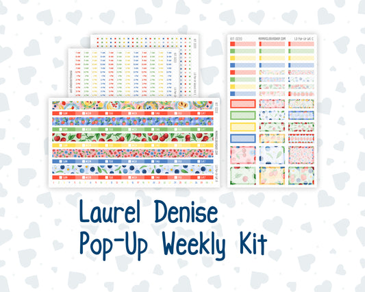 Kit 0220 - Laurel Denise Pop-Up - Weekly Kit - June - June Berries