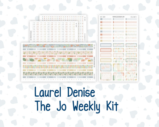 Kit 0261 - Laurel Denise The Jo Planner - Weekly Kit - April - Llama Spring