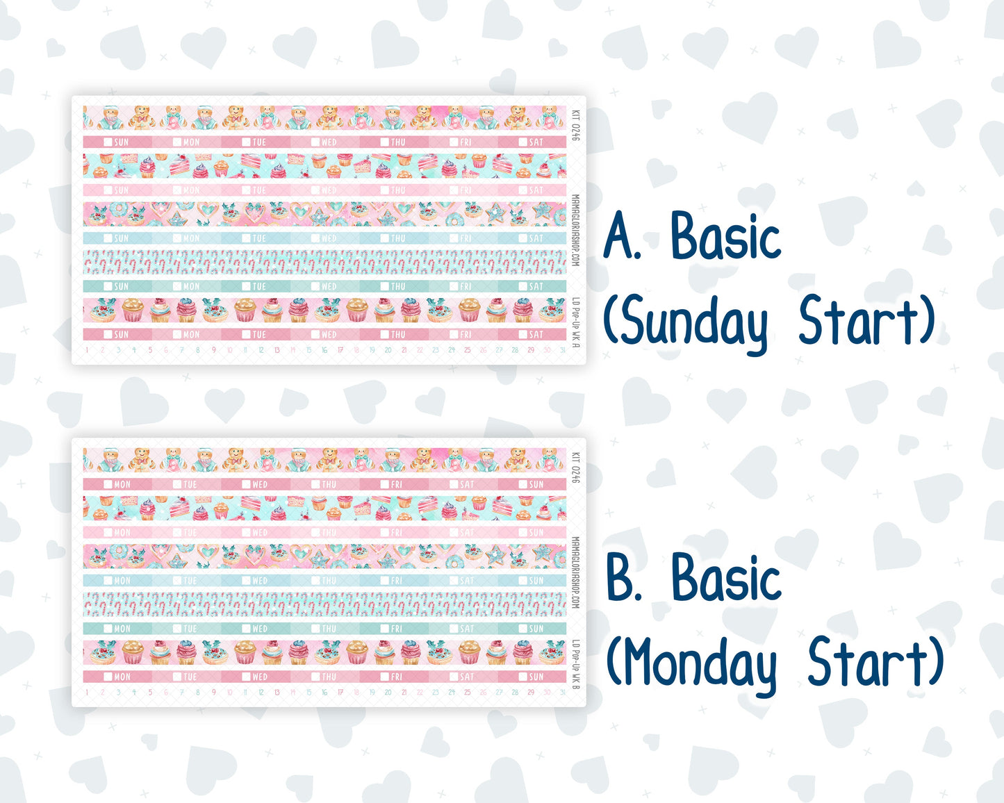 Kit 0246 - Laurel Denise Pop-Up - Weekly Kit - December - Gingerbread Sweets