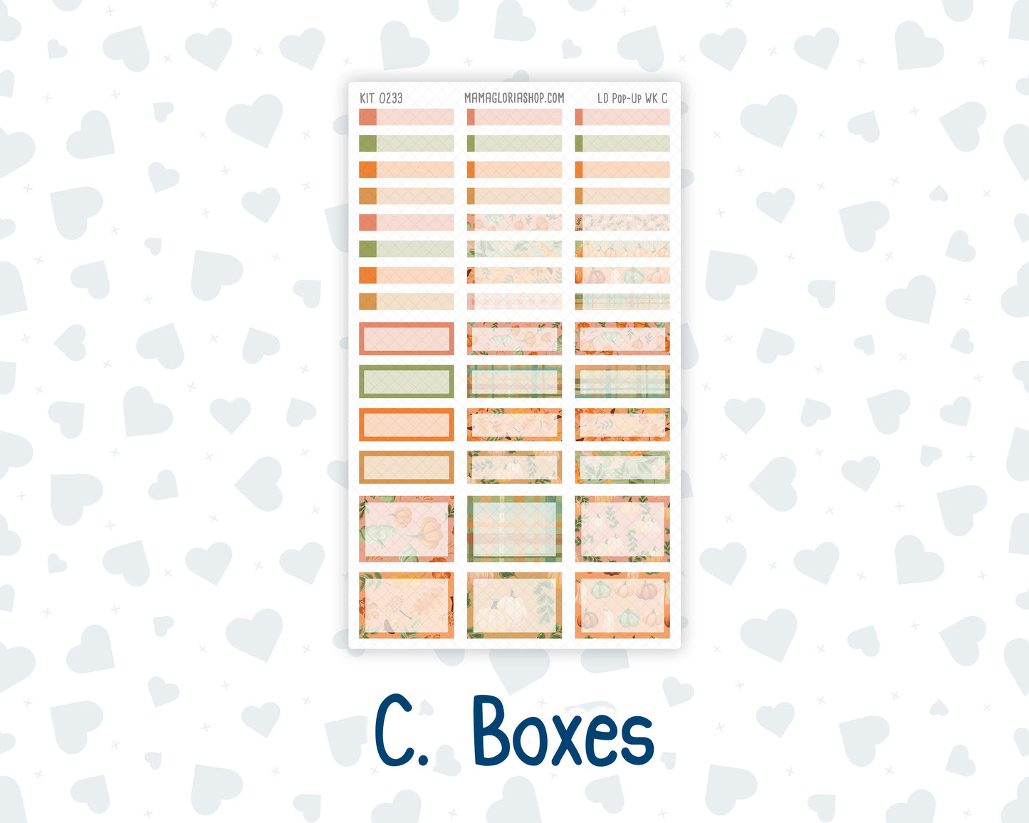 Kit 0233 - Laurel Denise Pop-Up - Weekly Kit - September - Cinnamon Days