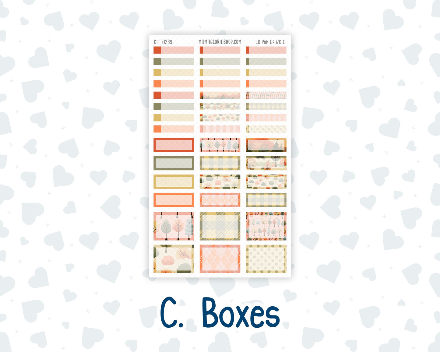 Kit 0239 - Laurel Denise Pop-Up - Weekly Kit - October - October Stroll