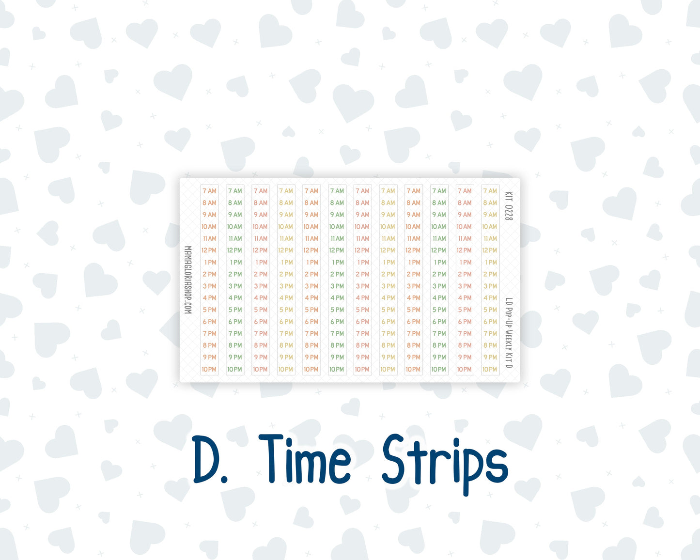 Kit 0228 - Laurel Denise Pop-Up - Weekly Kit - August - Just Peachy