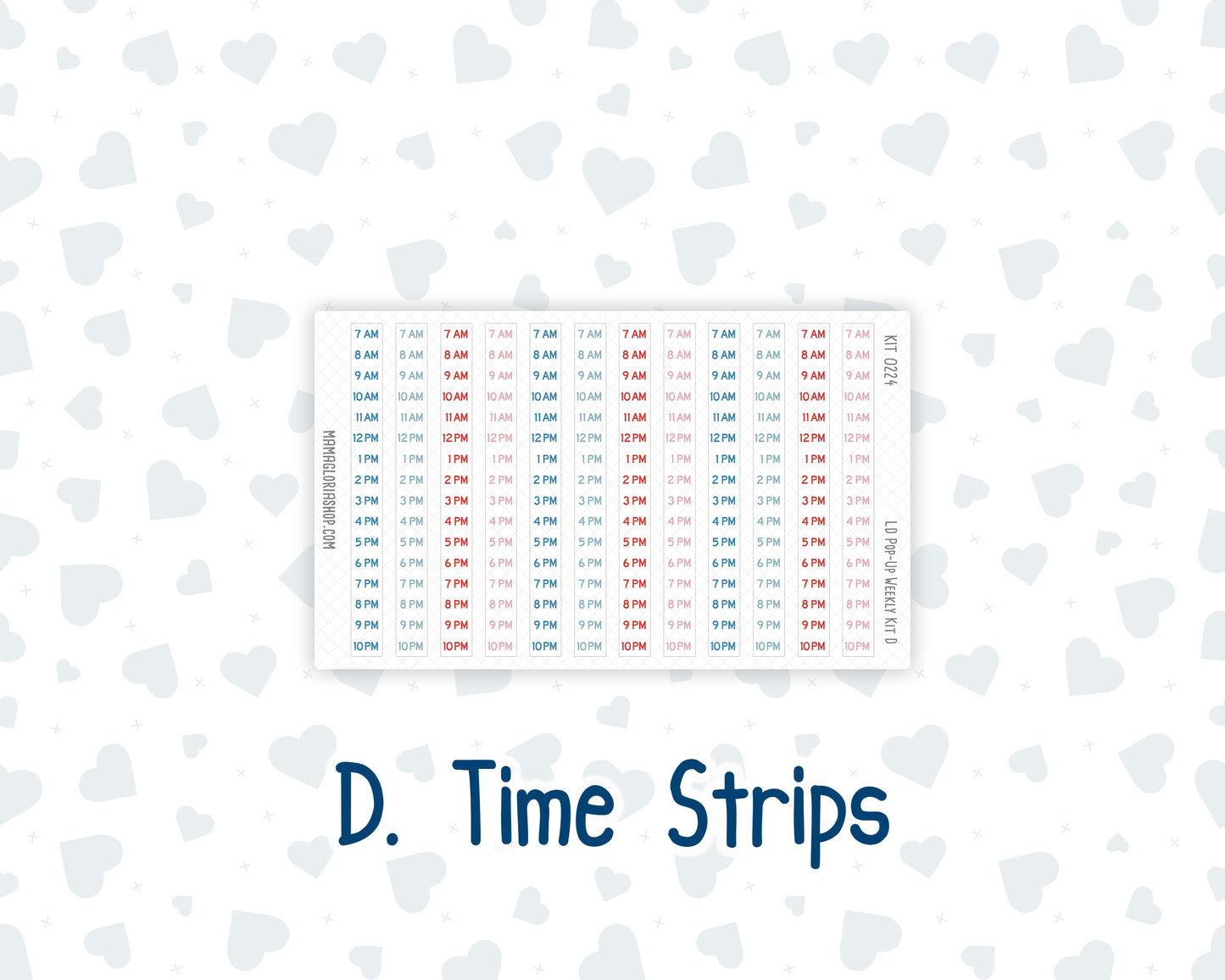 Kit 0224 - Laurel Denise Pop-Up - Weekly Kit - July - Patriotic Parade