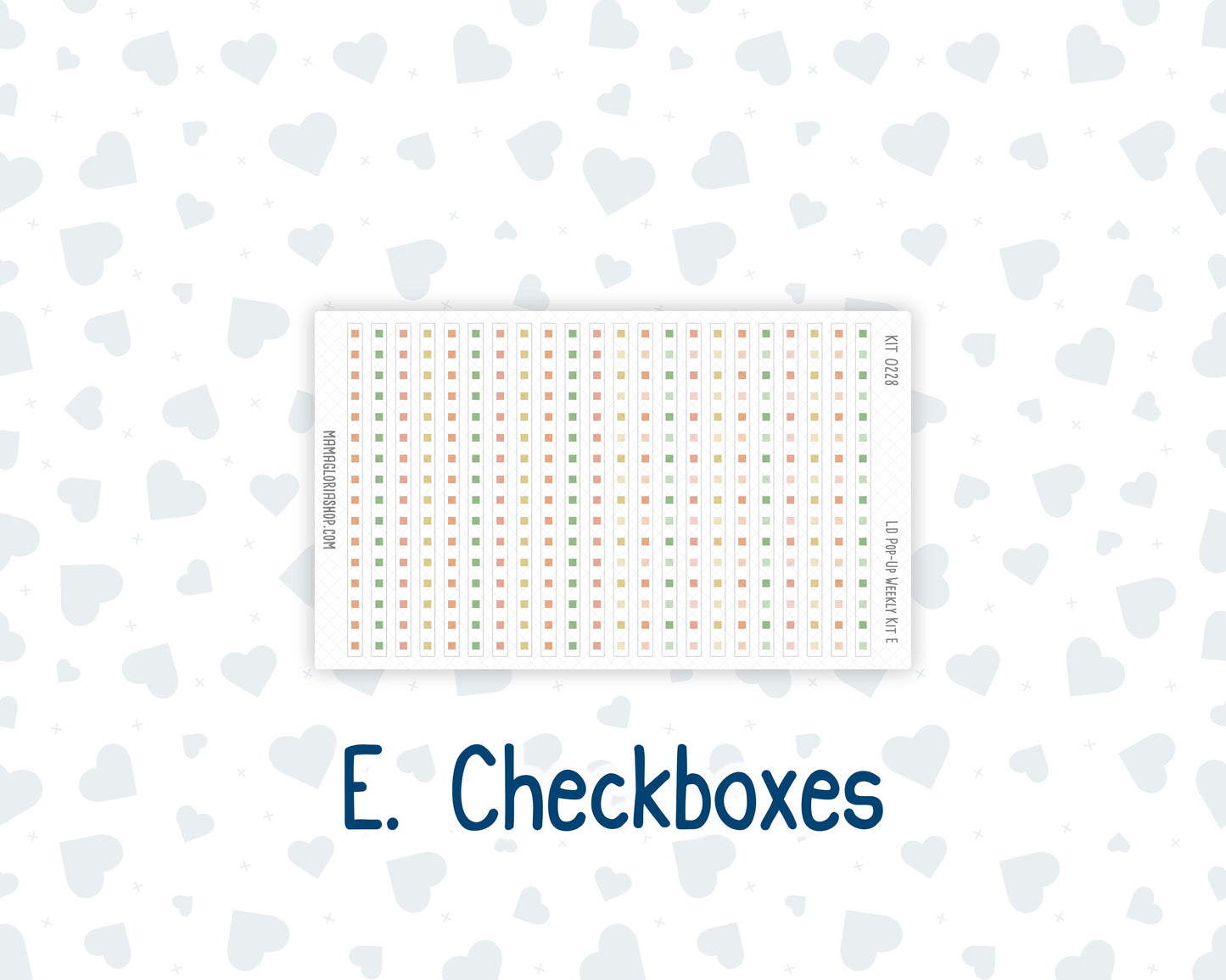 Kit 0228 - Laurel Denise Pop-Up - Weekly Kit - August - Just Peachy