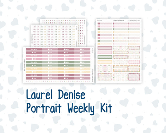 Kit 0232 - Laurel Denise Portrait - Weekly Kit - September - Heirloom Garden