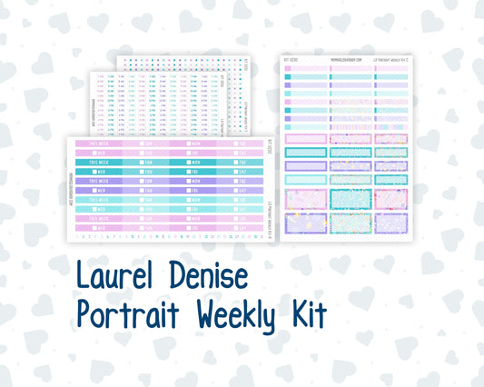 Kit 0230 - Laurel Denise Portrait - Weekly Kit - August - School Daze