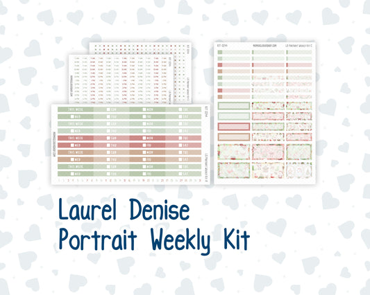 Kit 0244 - Laurel Denise Portrait - Weekly Kit - December - Santas Village