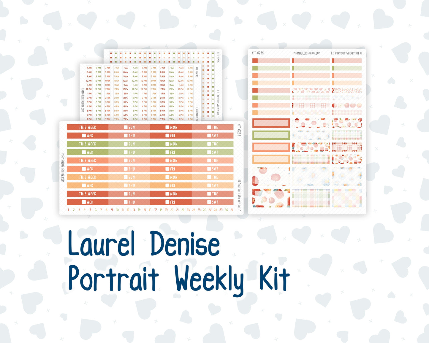 Kit 0235 - Laurel Denise Portrait - Weekly Kit - September - Apple Orchard