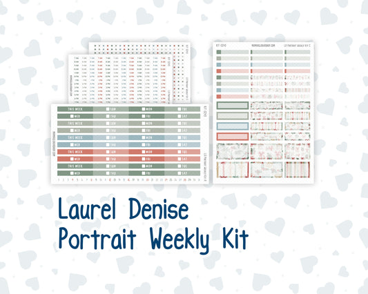 Kit 0245 - Laurel Denise Portrait - Weekly Kit - December - Vintage Christmas