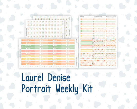 Kit 0228 - Laurel Denise Portrait - Weekly Kit - August - Just Peachy