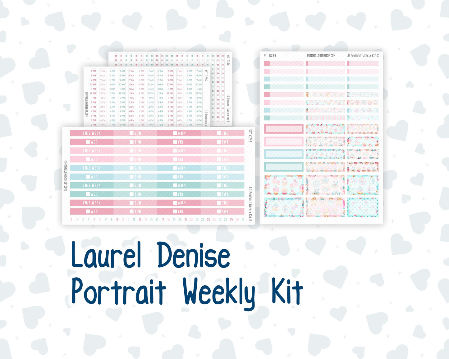 Kit 0246 - Laurel Denise Portrait - Weekly Kit - December - Gingerbread Sweets