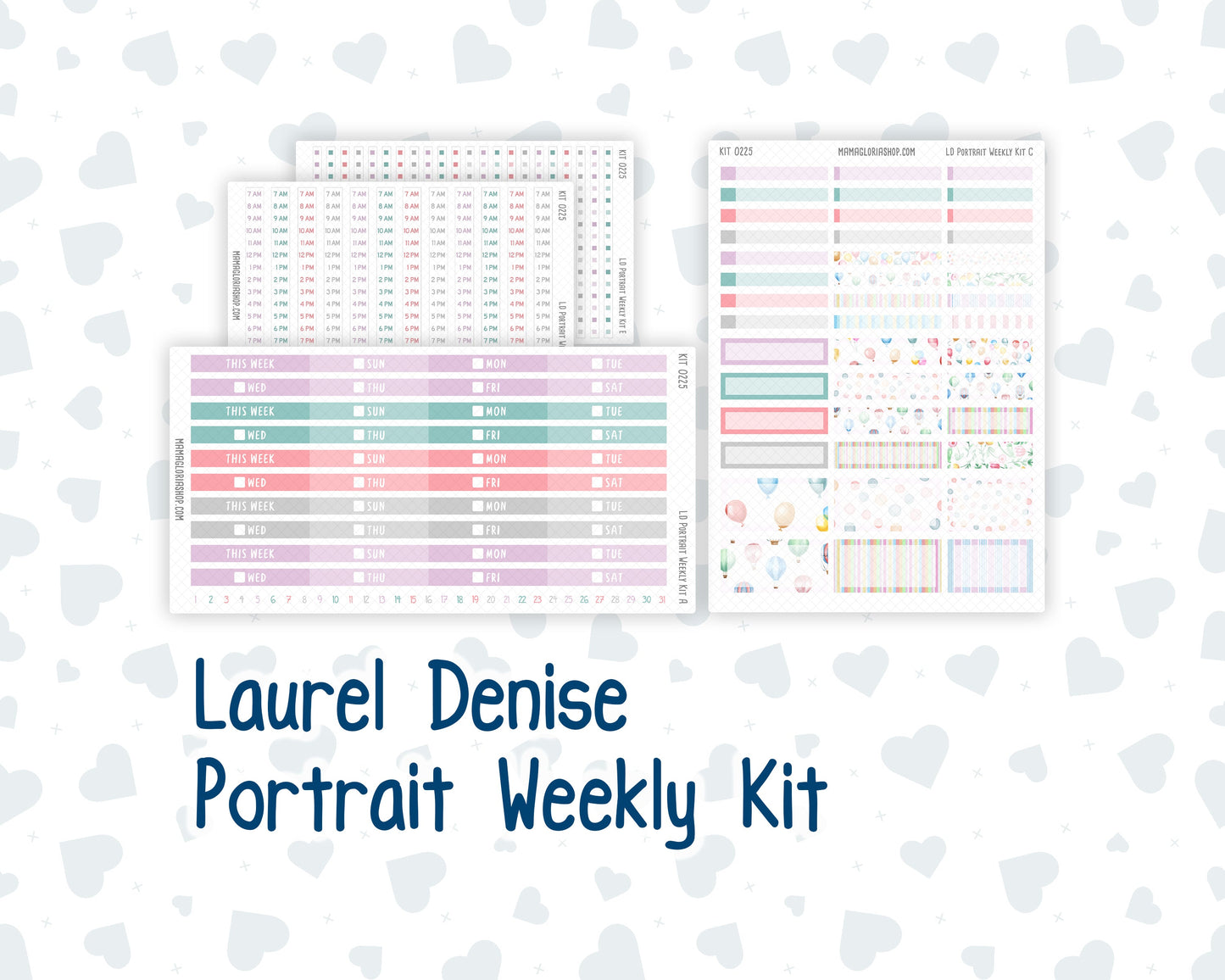 Kit 0225 - Laurel Denise Portrait - Weekly Kit - July - Carnival Joy