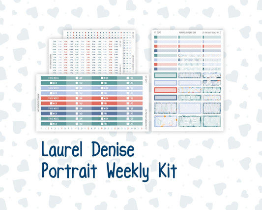 Kit 0247 - Laurel Denise Portrait - Weekly Kit - December - Snow Day Adventures
