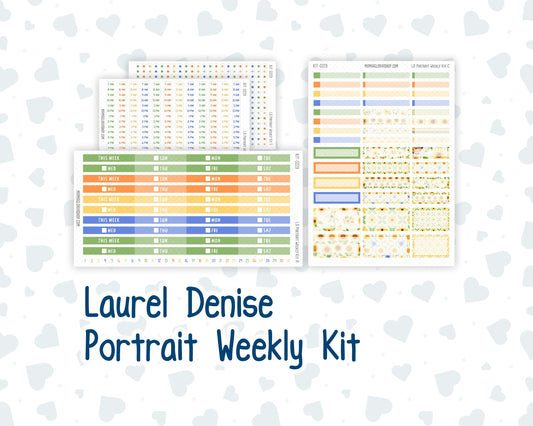 Kit 0229 - Laurel Denise Portrait - Weekly Kit - August - Golden Faces