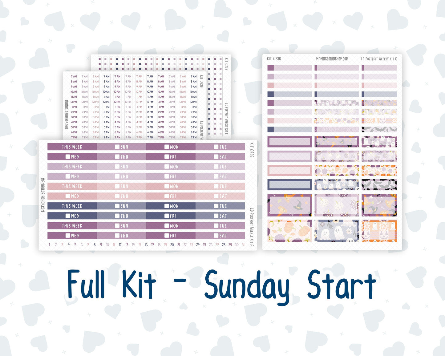 Kit 0236 - Laurel Denise Portrait - Weekly Kit - October - Sweet & Spooky
