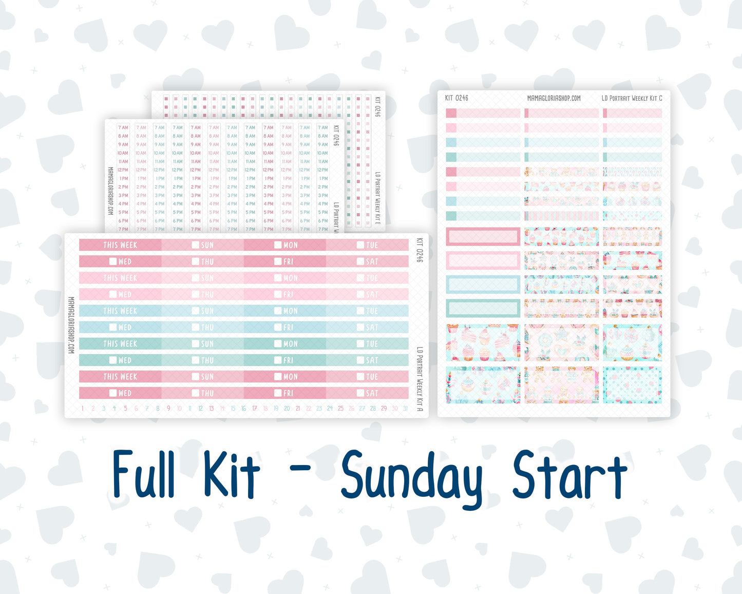Kit 0246 - Laurel Denise Portrait - Weekly Kit - December - Gingerbread Sweets