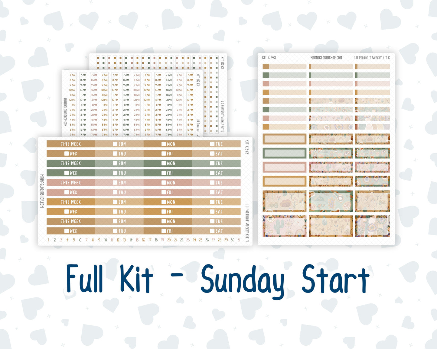 Kit 0243 - Laurel Denise Portrait - Weekly Kit - November - Boho Autumn