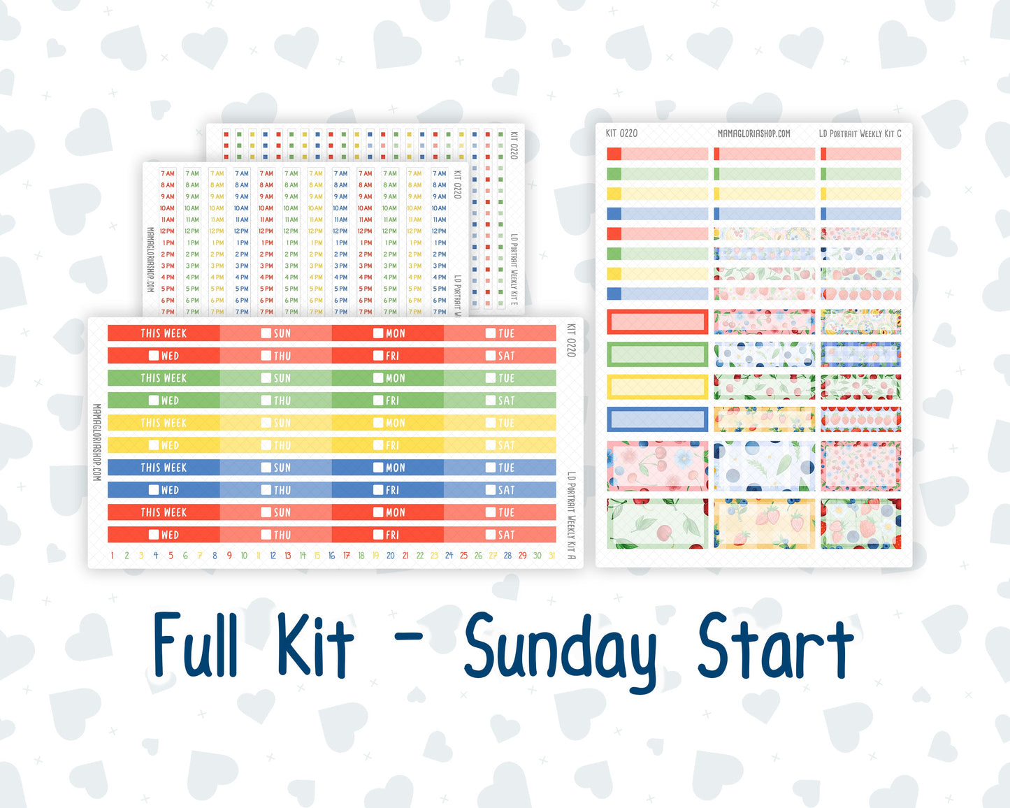 Kit 0220 - Laurel Denise Portrait - Weekly Kit - June - June Berries