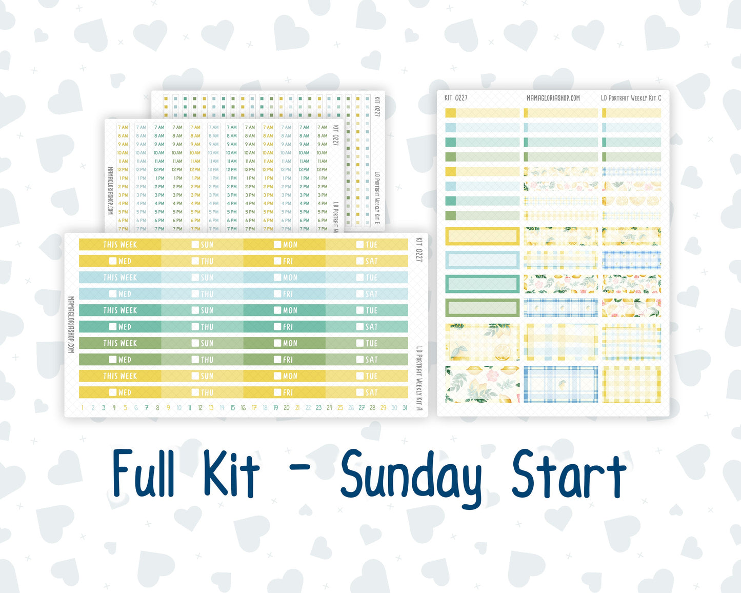 Kit 0227 - Laurel Denise Portrait - Weekly Kit - July - Lemon Grove