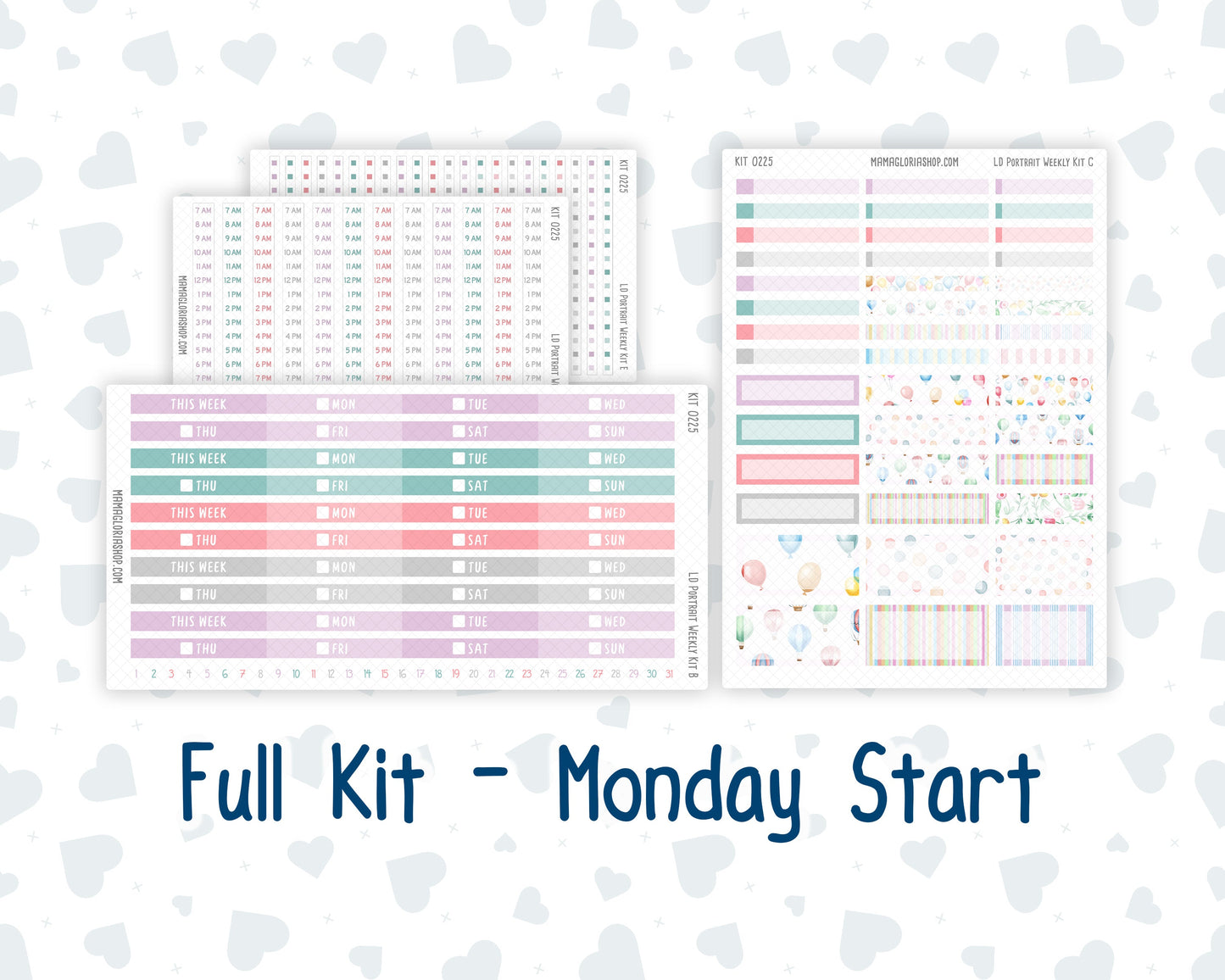 Kit 0225 - Laurel Denise Portrait - Weekly Kit - July - Carnival Joy