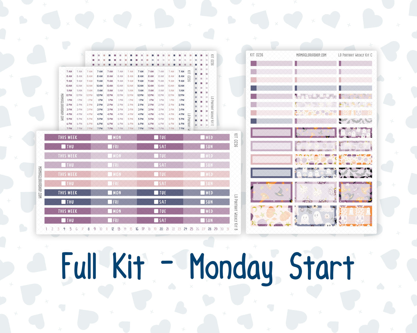 Kit 0236 - Laurel Denise Portrait - Weekly Kit - October - Sweet & Spooky