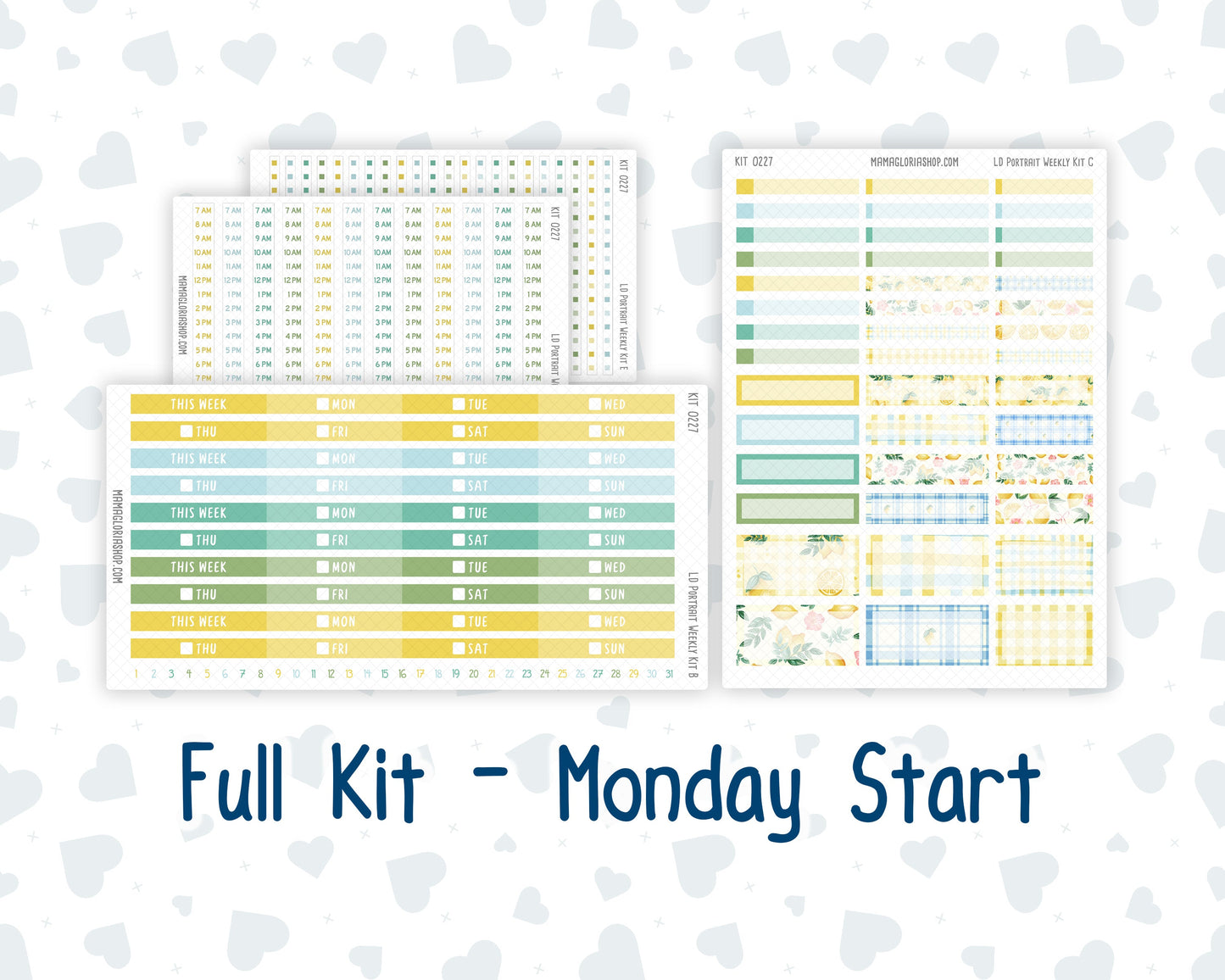 Kit 0227 - Laurel Denise Portrait - Weekly Kit - July - Lemon Grove