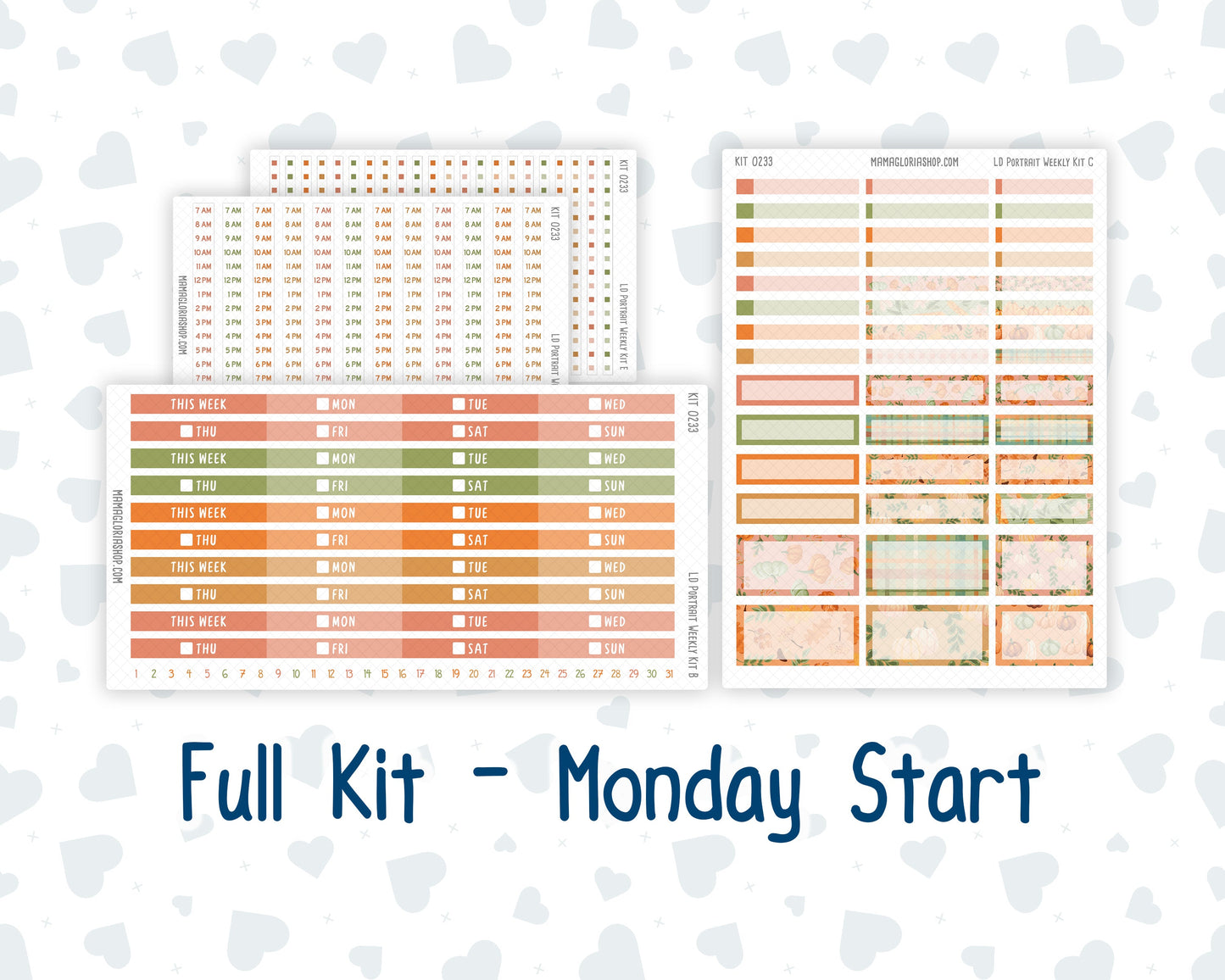 Kit 0233 - Laurel Denise Portrait - Weekly Kit - September - Cinnamon Days