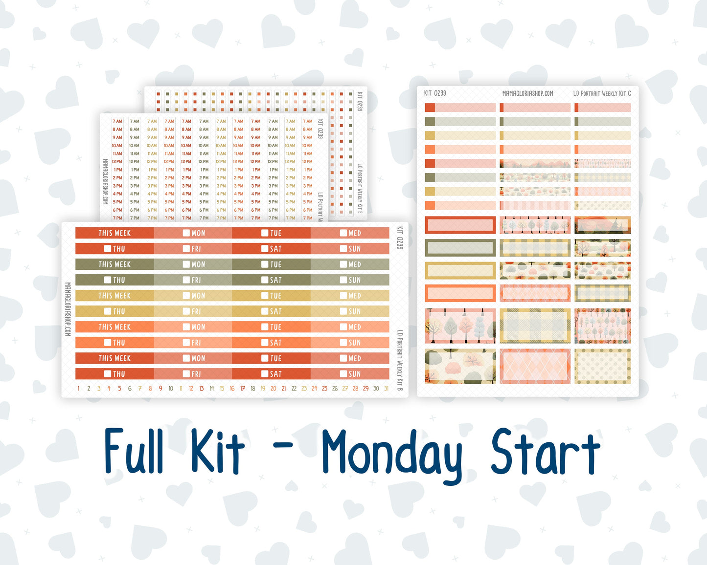 Kit 0239 - Laurel Denise Portrait - Weekly Kit - October - October Stroll
