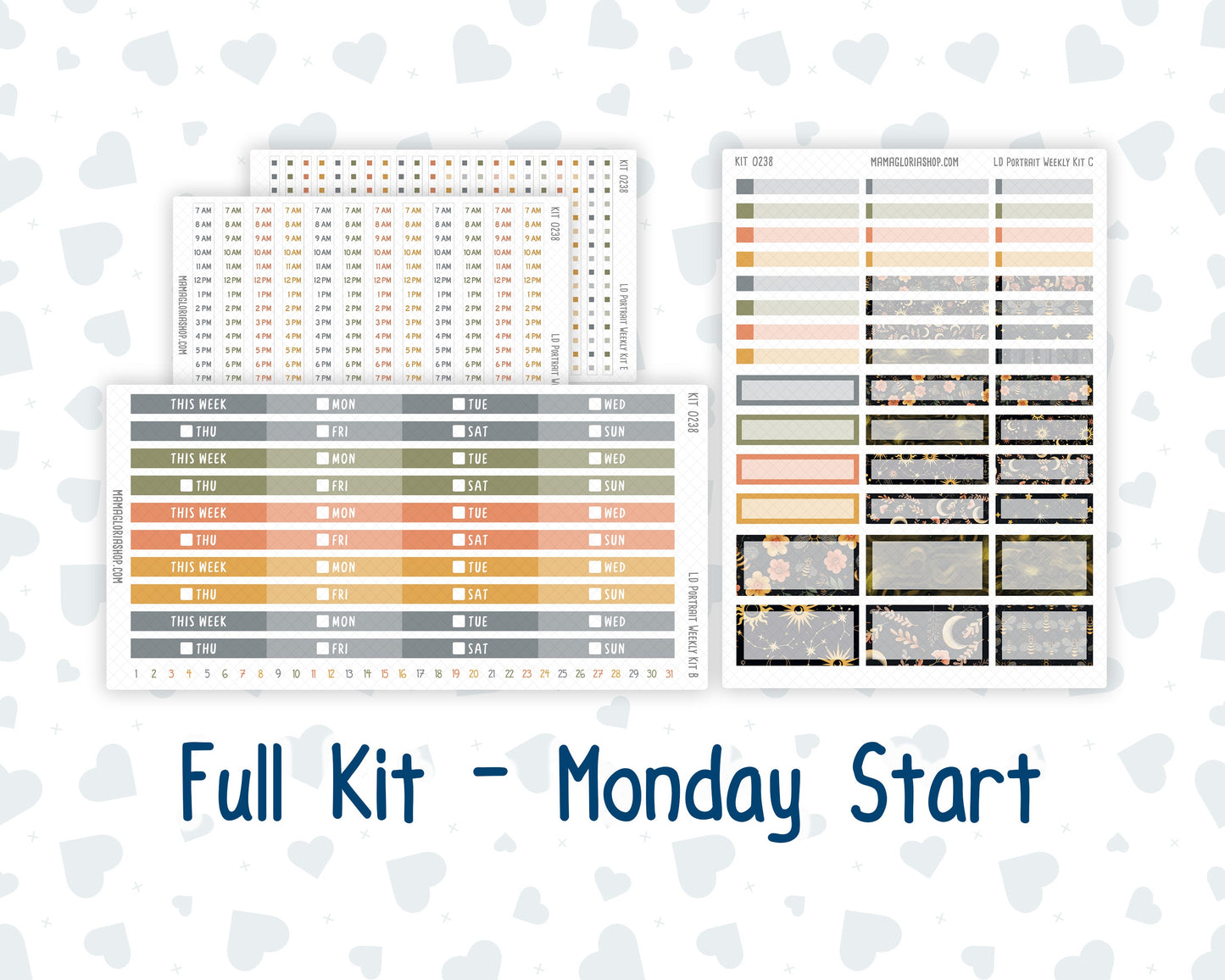 Kit 0238 - Laurel Denise Portrait - Weekly Kit - October - Starry Autumn Nights