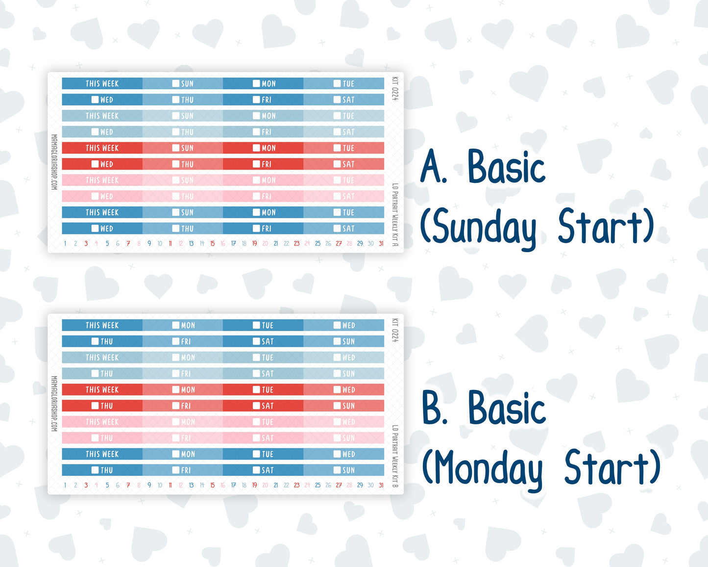 Kit 0224 - Laurel Denise Portrait - Weekly Kit - July - Patriotic Parade