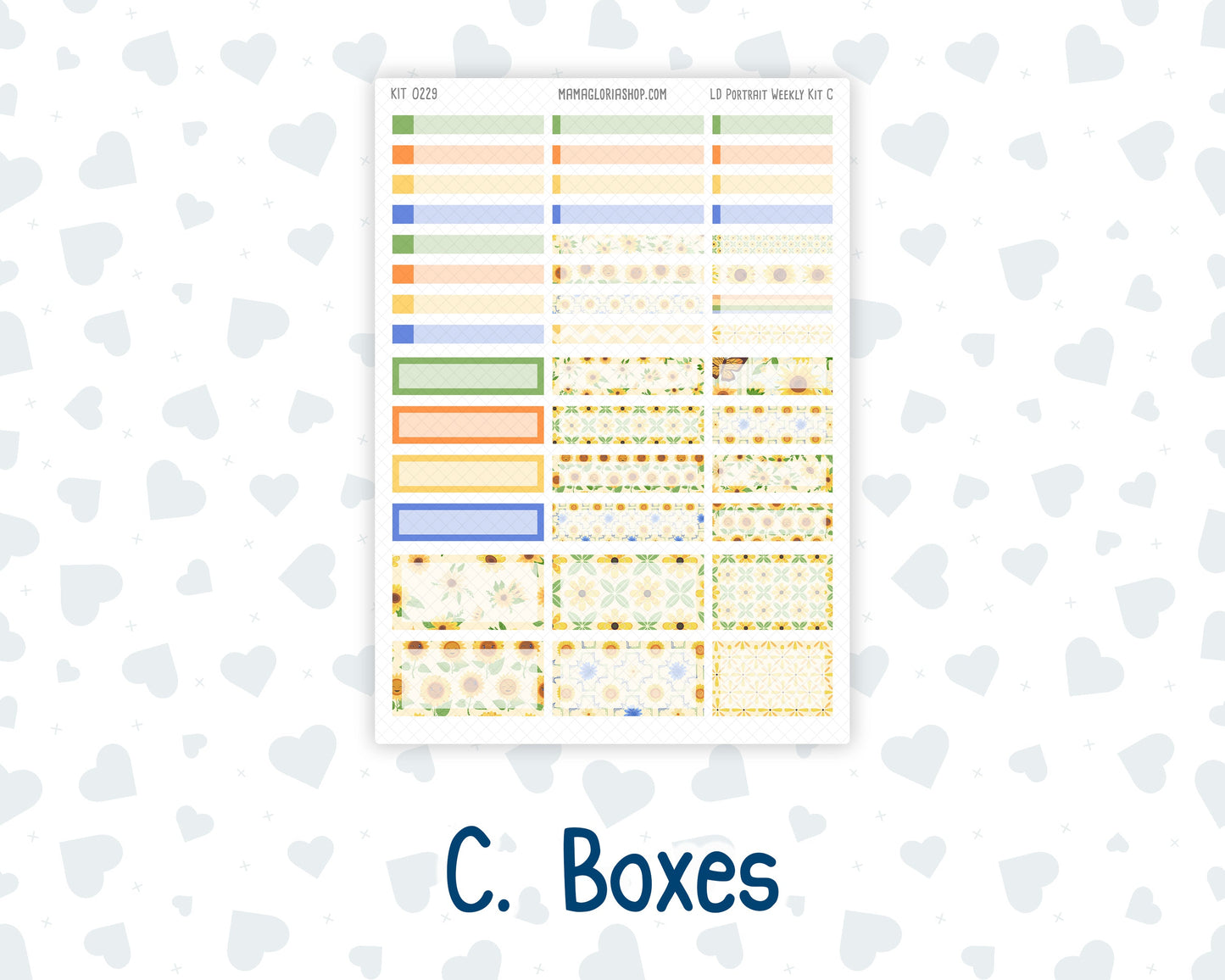 Kit 0229 - Laurel Denise Portrait - Weekly Kit - August - Golden Faces