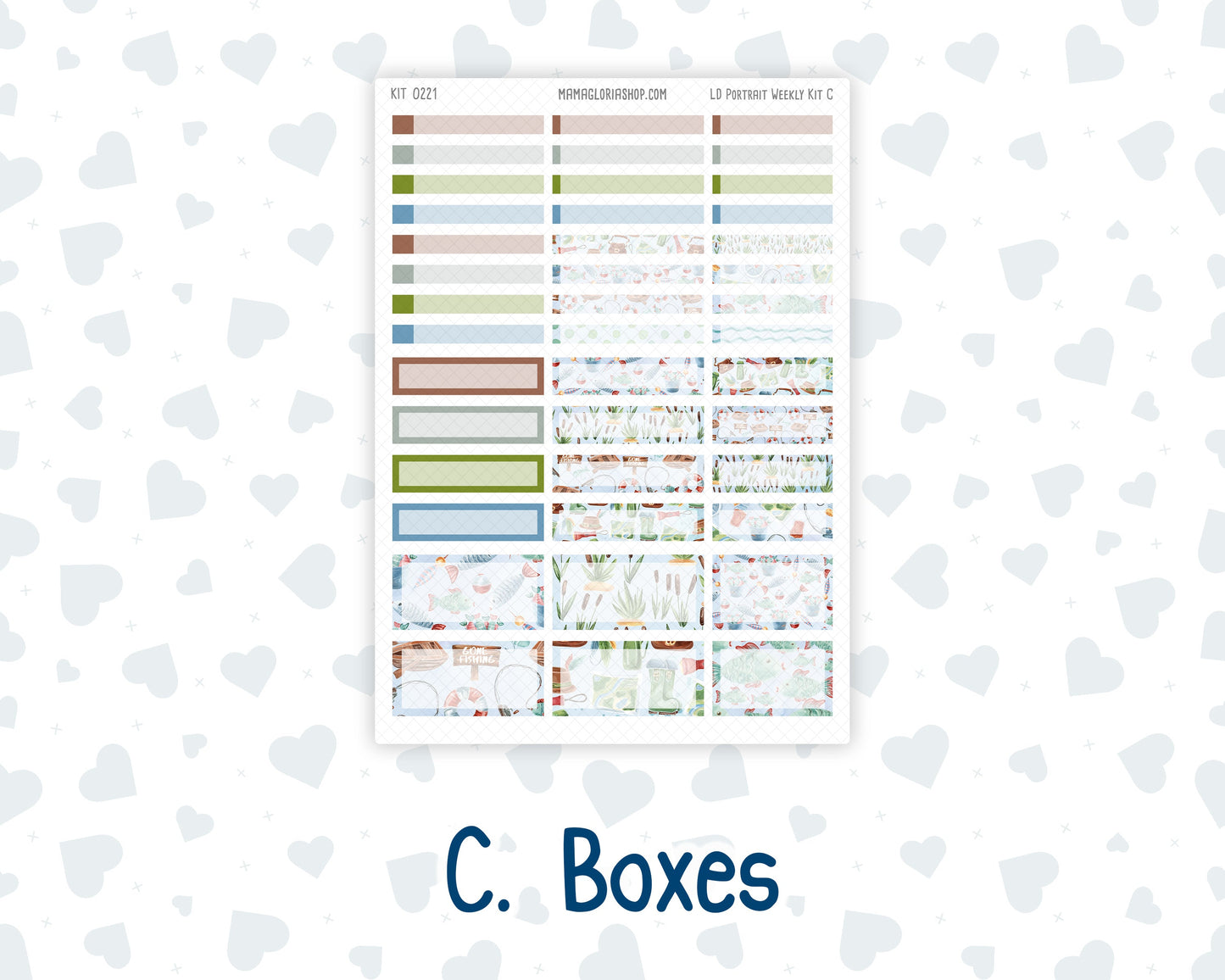Kit 0221 - Laurel Denise Portrait - Weekly Kit - June - Gone Fishing