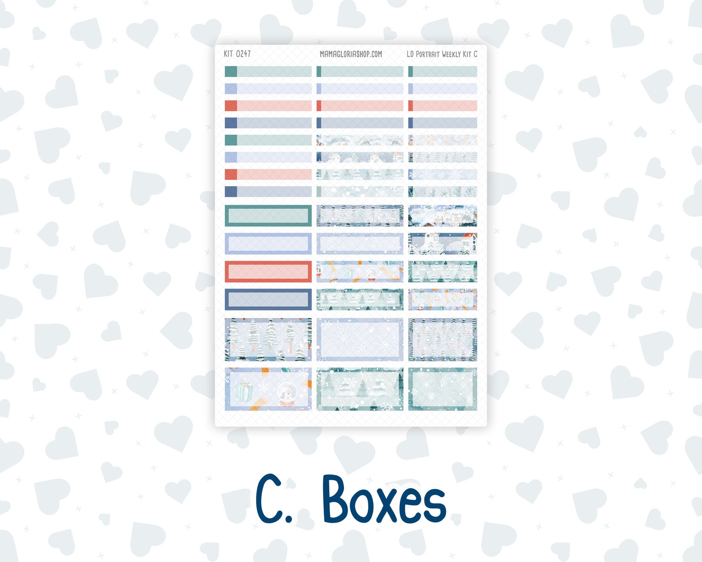 Kit 0247 - Laurel Denise Portrait - Weekly Kit - December - Snow Day Adventures