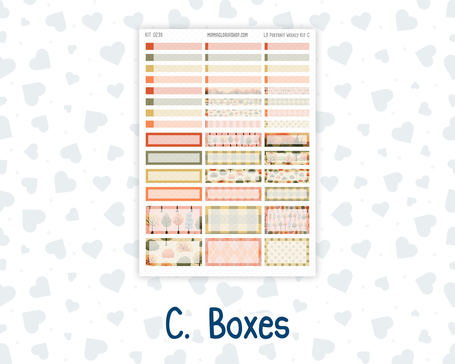 Kit 0239 - Laurel Denise Portrait - Weekly Kit - October - October Stroll
