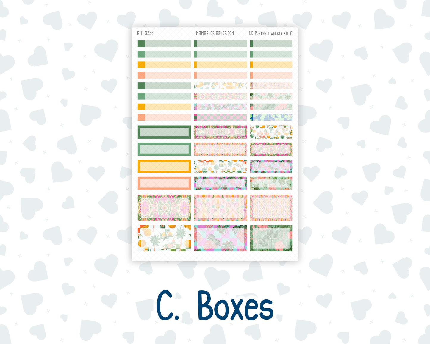 Kit 0226 - Laurel Denise Portrait - Weekly Kit - July - Tropical Whimsy