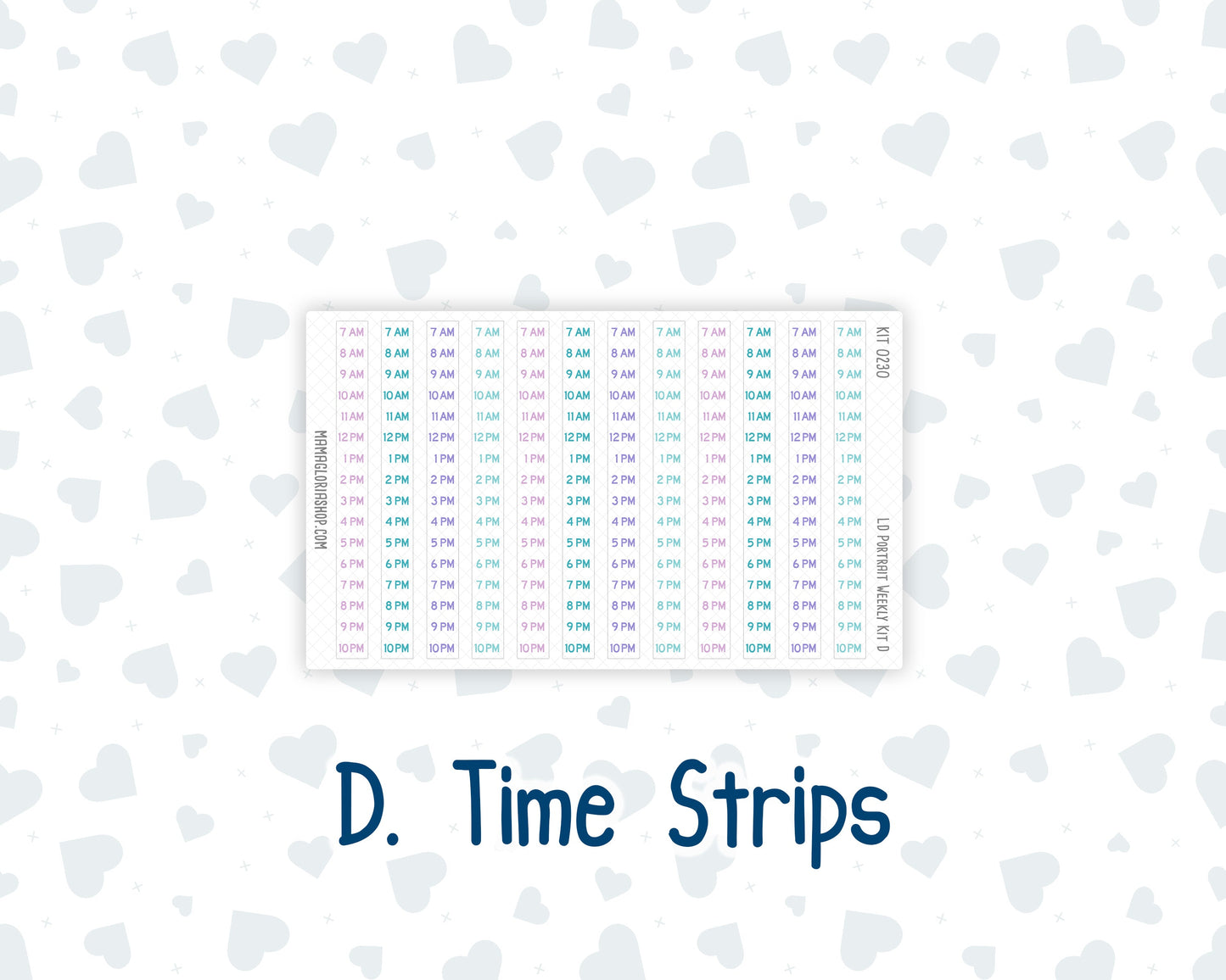 Kit 0230 - Laurel Denise Portrait - Weekly Kit - August - School Daze