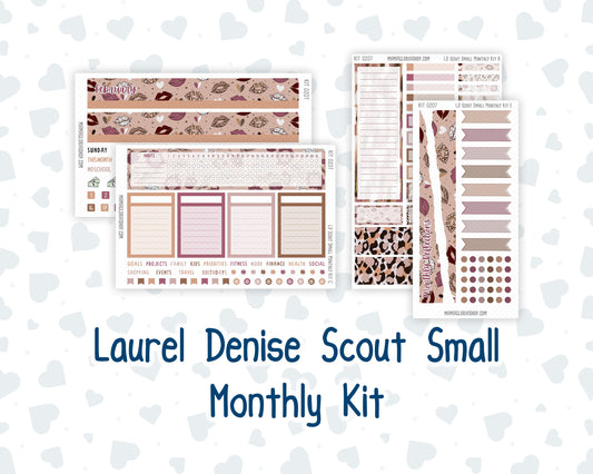 Kit 0207 - Laurel Denise The Scout Planner Small - Monthly Kit - February - Wild Love