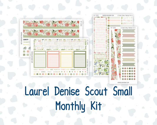 Kit 0295 - Laurel Denise The Scout Planner Small - Monthly Kit - September - Apple Harvest