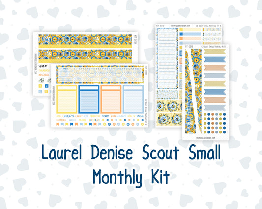 Kit 0219 - Laurel Denise The Scout Planner Small - Monthly Kit - May - Bee's Business