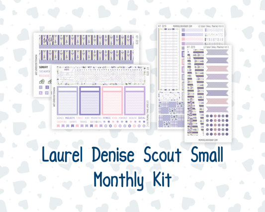 Kit 0213 - Laurel Denise The Scout Planner Small - Monthly Kit - April - Provence