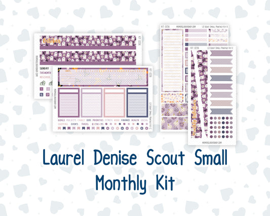 Kit 0236 - Laurel Denise The Scout Planner Small - Monthly Kit - October - Sweet & Spooky